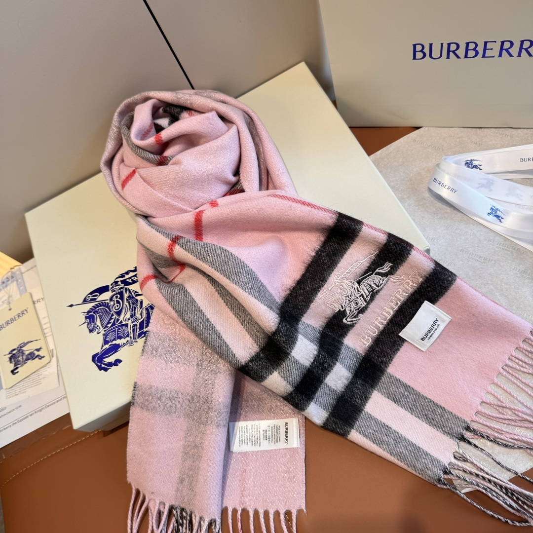 버버리(Burberry) 클래식 체크 캐시미어 롱 머플러 목도리 스카프