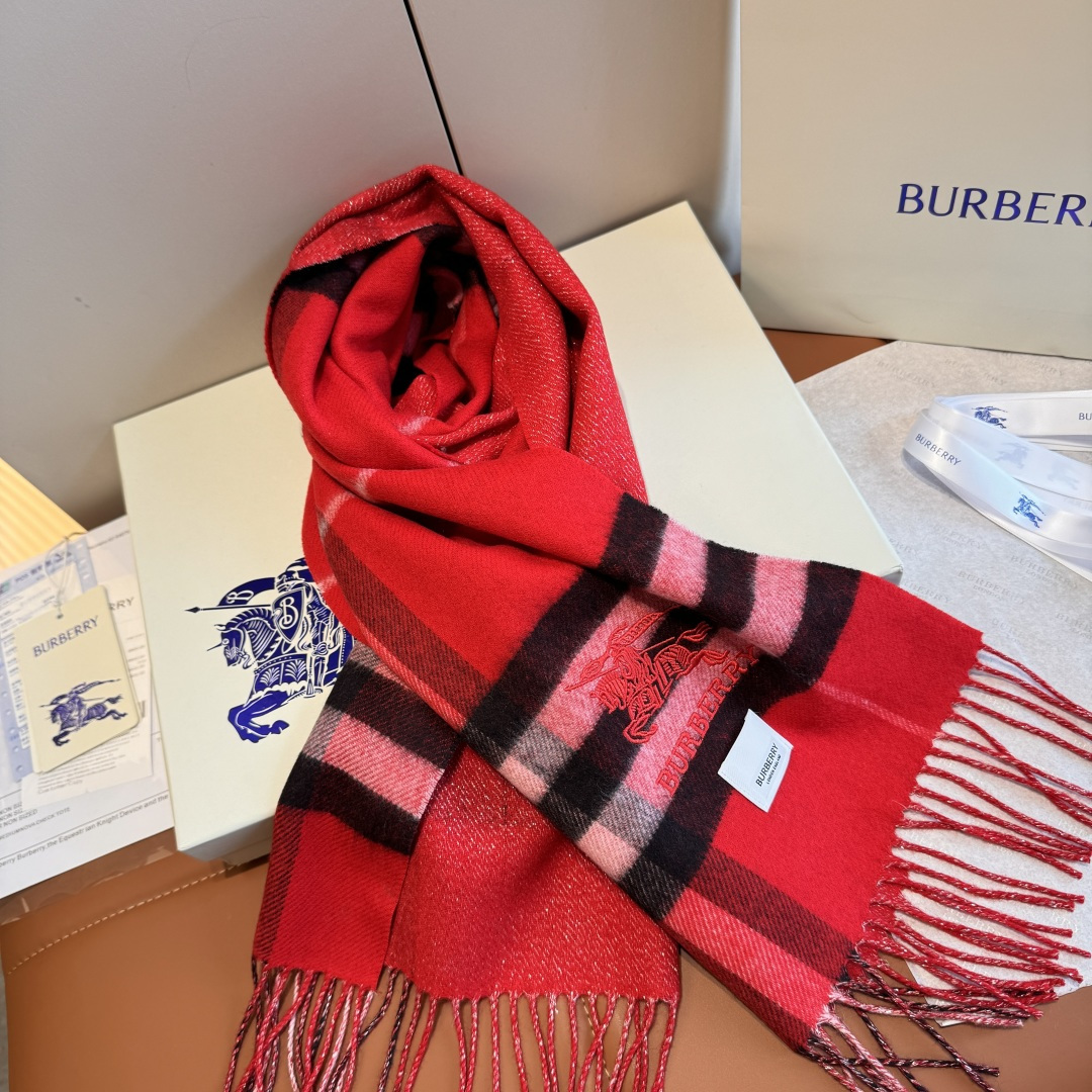 버버리(Burberry) 클래식 체크 캐시미어 롱 머플러 목도리 스카프