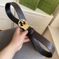 구찌(GUCCI) 더블 페이스 엠보 레더 벨트