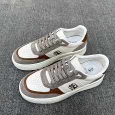 브루넬로 쿠치넬리 Brunello Cucinelli BC 캐시미어 & 스웨이드 믹스 스니커즈 신발