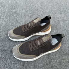 브루넬로 쿠치넬리 Brunello Cucinelli BC 캐시미어 & 스웨이드 스니커즈 신발