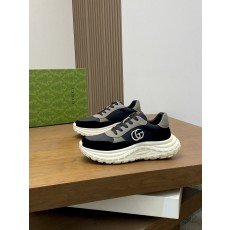 GUCCI 구찌 라이톤(Rhyton) 웹 스트라이프 스니커즈 신발