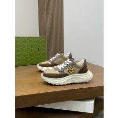 GUCCI 구찌 라이톤(Rhyton) 웹 스트라이프 스니커즈 신발