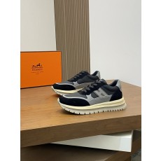 HERMES 에르메스 H 콘트라스트 청키 스니커즈 신발