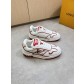 LV 루이비통 프리미엄 리치 가죽(Litchi) 트레이너 스니커즈 신발