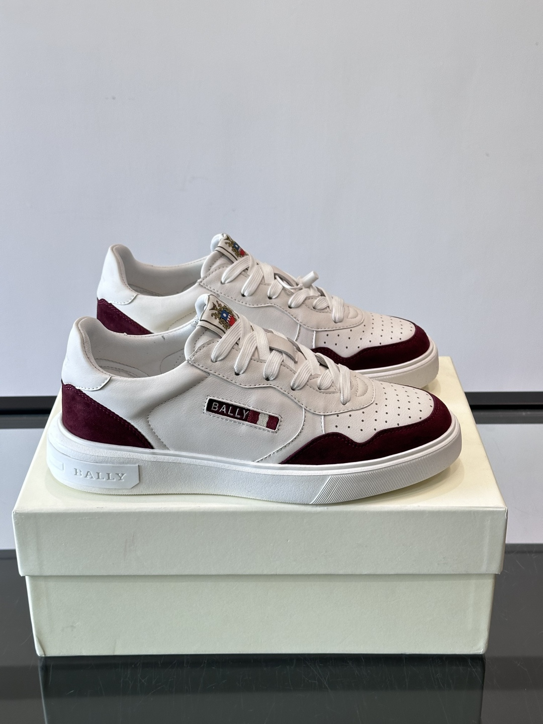 BALLY 발리 남성 배색 캐주얼 스니커즈 신발