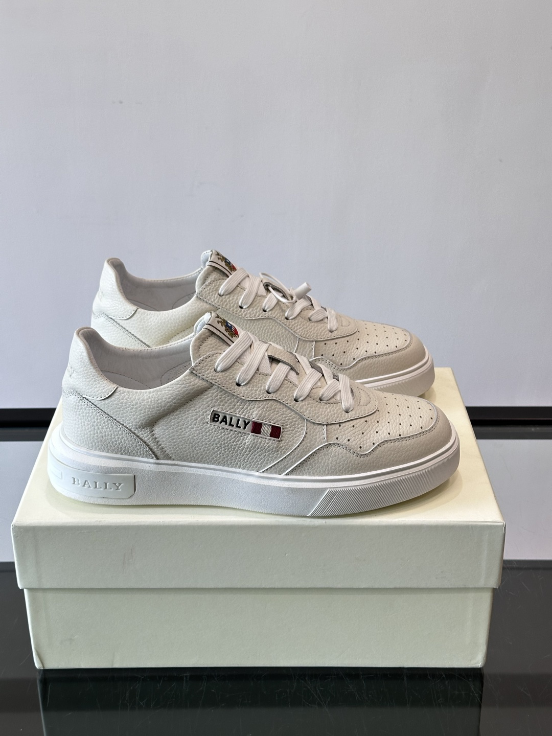 BALLY 발리 남성 배색 캐주얼 스니커즈 신발