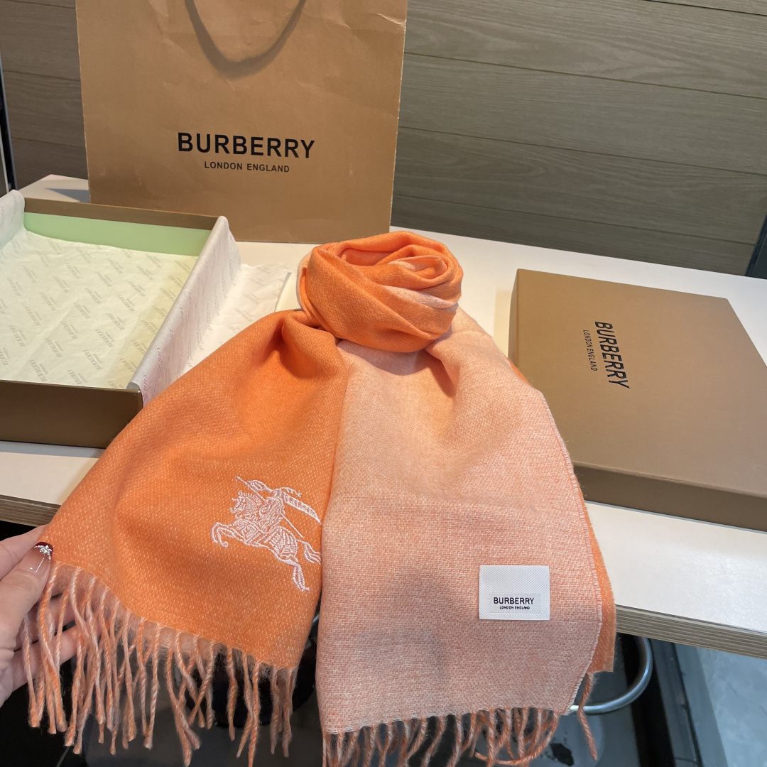 버버리(BURBERRY) 양면 캐시미어 머플러 목도리 스카프