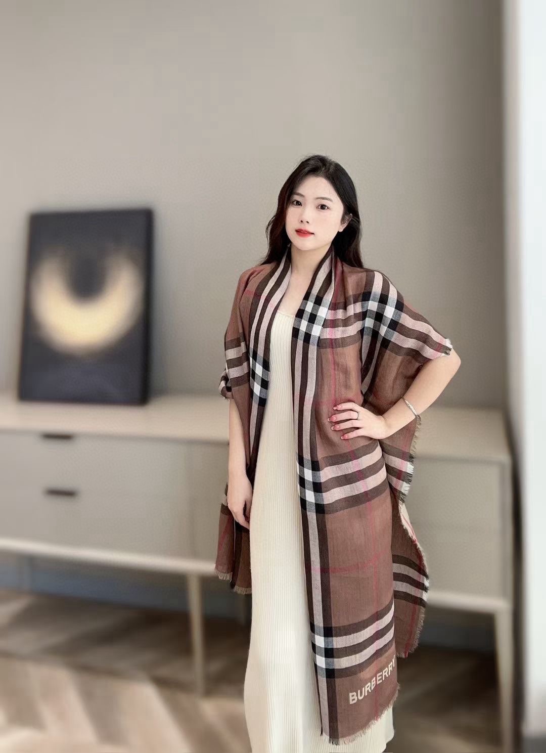 버버리(BURBERRY) 클래식 체크 머플러 목도리 스카프