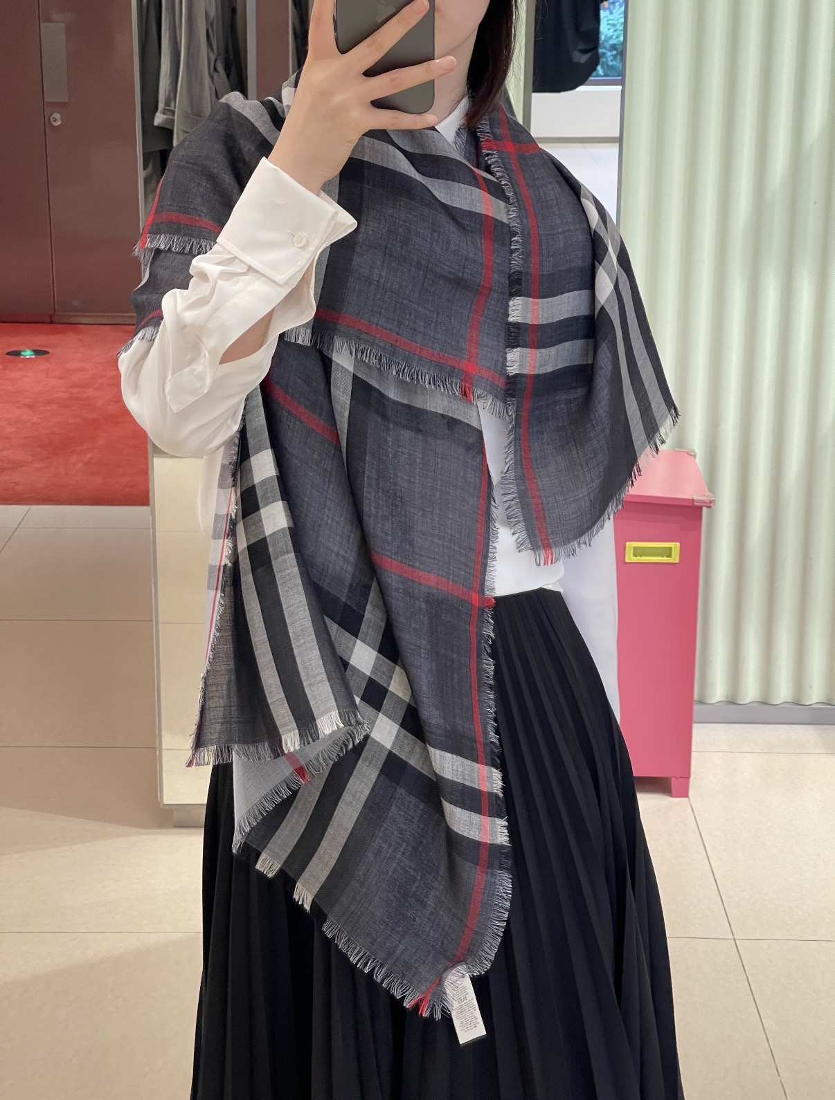 버버리(BURBERRY) 클래식 체크 머플러 목도리 스카프