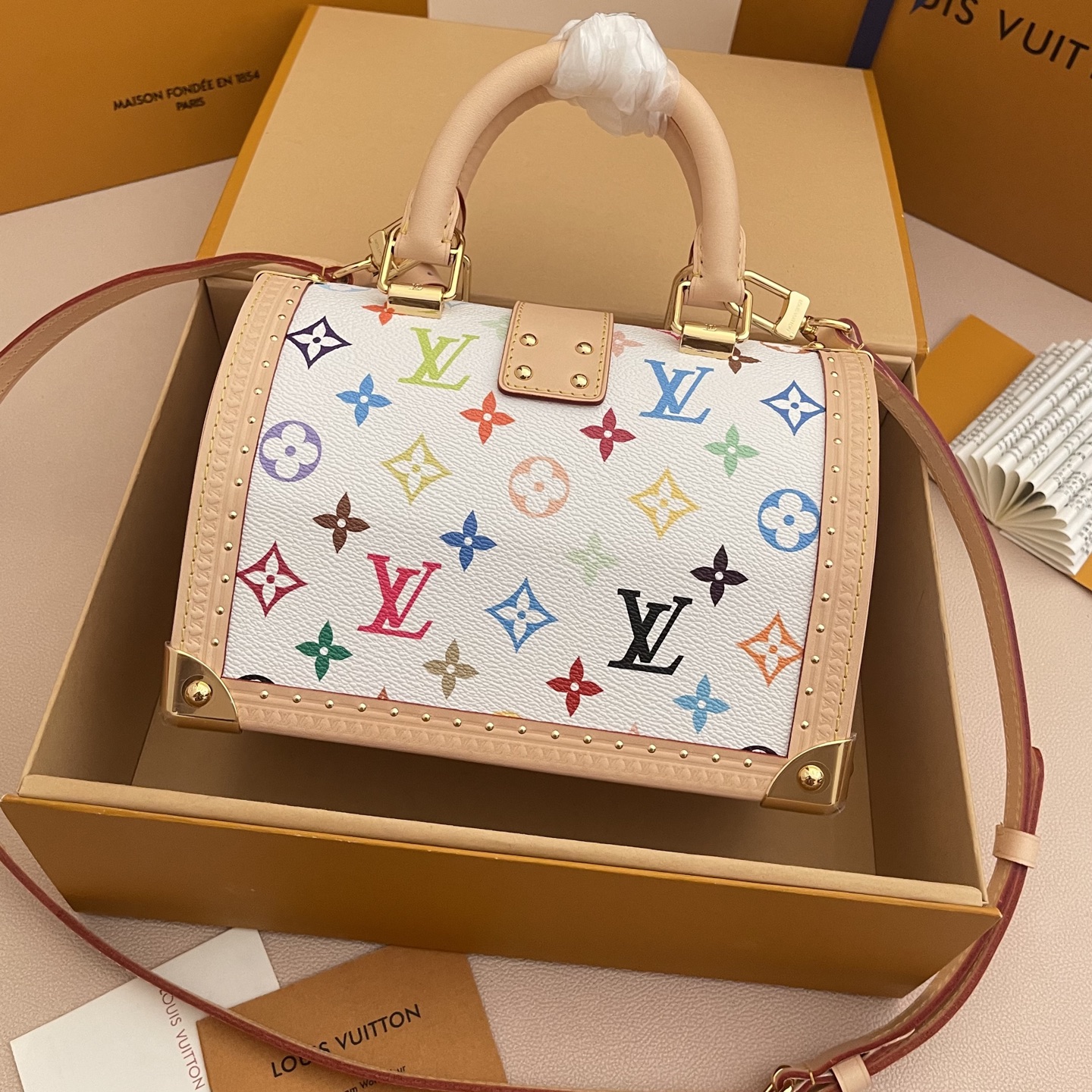 LOUIS VUITTON LV 루이비통 스피디 트렁크 20 (Speedy Trunk 20) 토트백 숄더백 가방