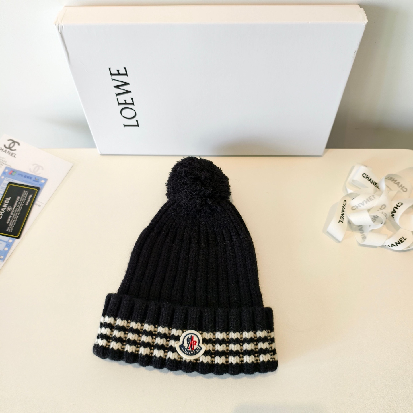 몽클레어 몽클레르(MONCLER) 니트 비니 모자