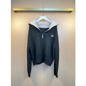 루이비통(LV) 하프 집업 하이넥 니트 의류