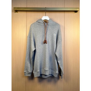 로에베(LOEWE) 가죽 자수 후드 스웨트셔츠 의류