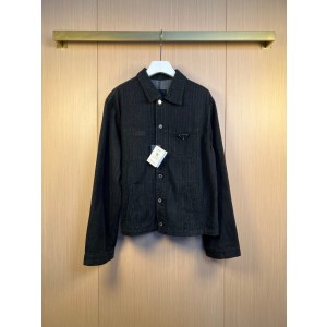 프라다(PRADA) 로고 데님 재킷 의류