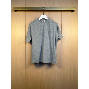 미우미우(MIU MIU) 클래식 레터 로고 자수 반소매 티셔츠 의류