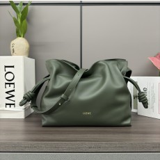 Loewe 로에베 신형 나파 카프스킨 플라멩코 퍼스 숄더백 가방 - 미디엄