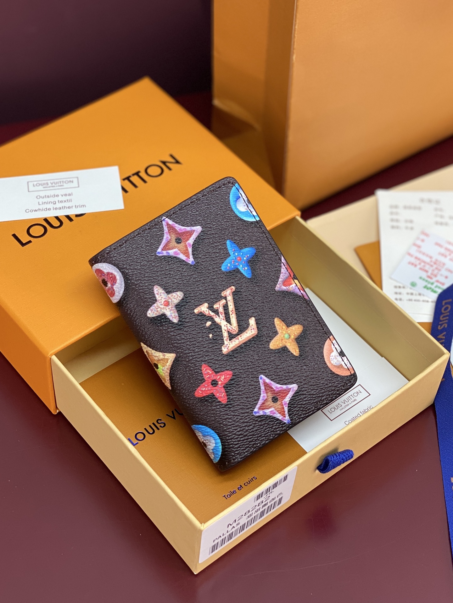LOUIS VUITTON LV 루이비통 포켓 오거나이저 '모노그램 도넛' 브라운 (M28282) 카드 지갑