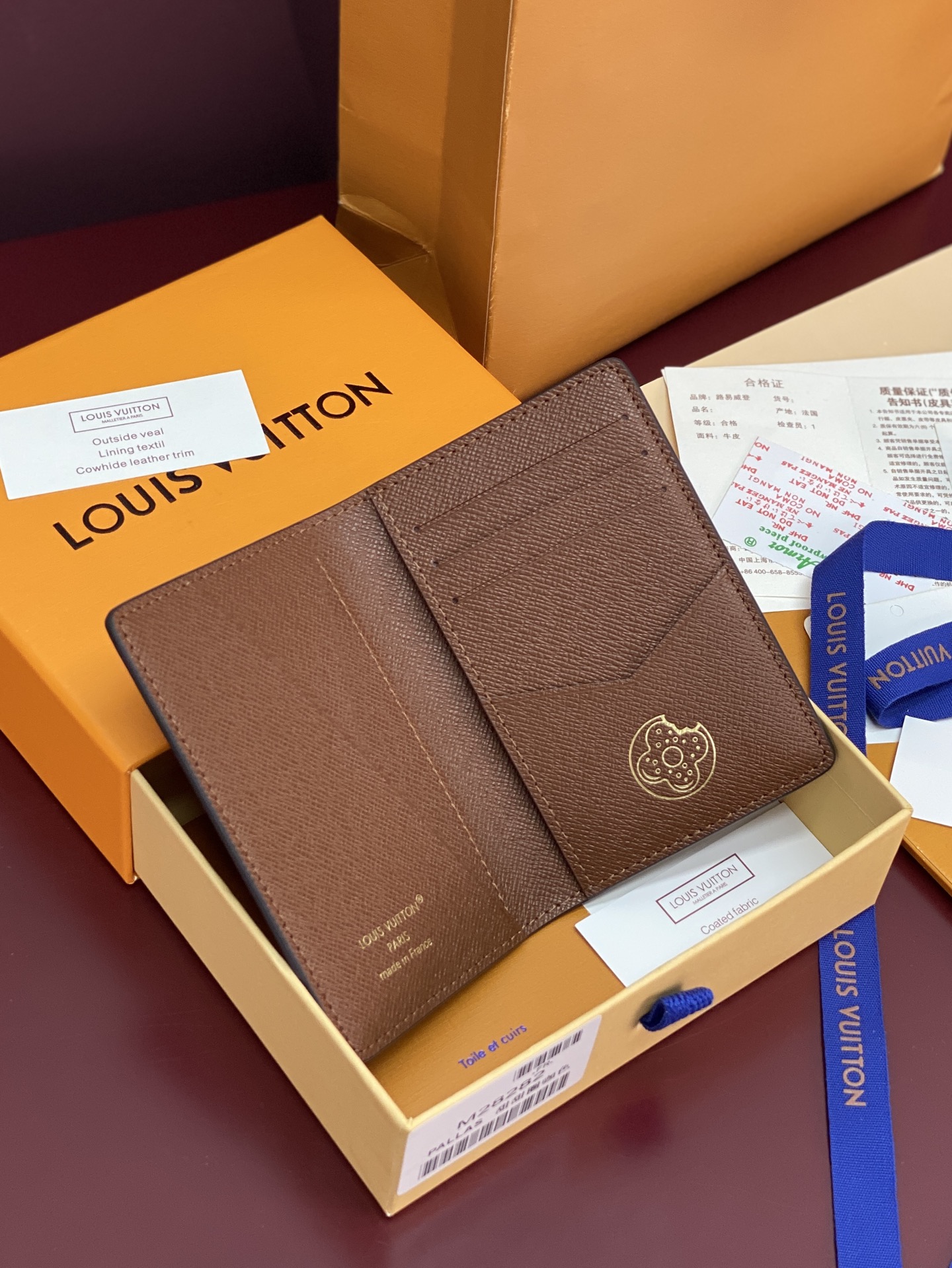 LOUIS VUITTON LV 루이비통 포켓 오거나이저 '모노그램 도넛' 브라운 (M28282) 카드 지갑