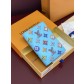 LOUIS VUITTON LV 루이비통 여권 커버 '모노그램 도넛' 라이트 블루 (M28281) 지갑