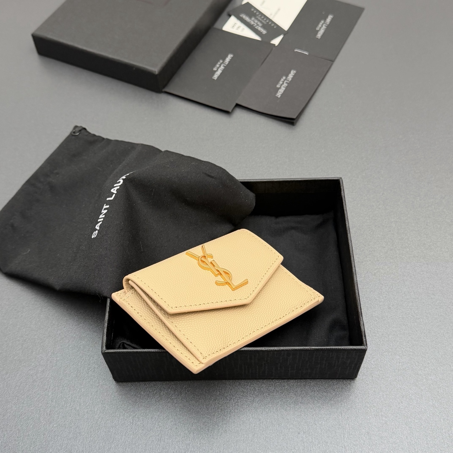 Saint Laurent YSL 생로랑 업타운 플랩 카드 지갑