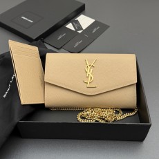 Saint Laurent YSL 생로랑 엔벨로프 그레인 레더 체인백 (WOC) 가방