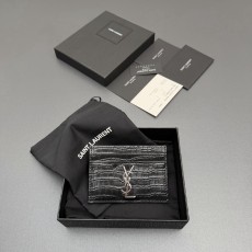 Saint Laurent YSL 생로랑 크로코 엠보싱 카드 홀더 지갑