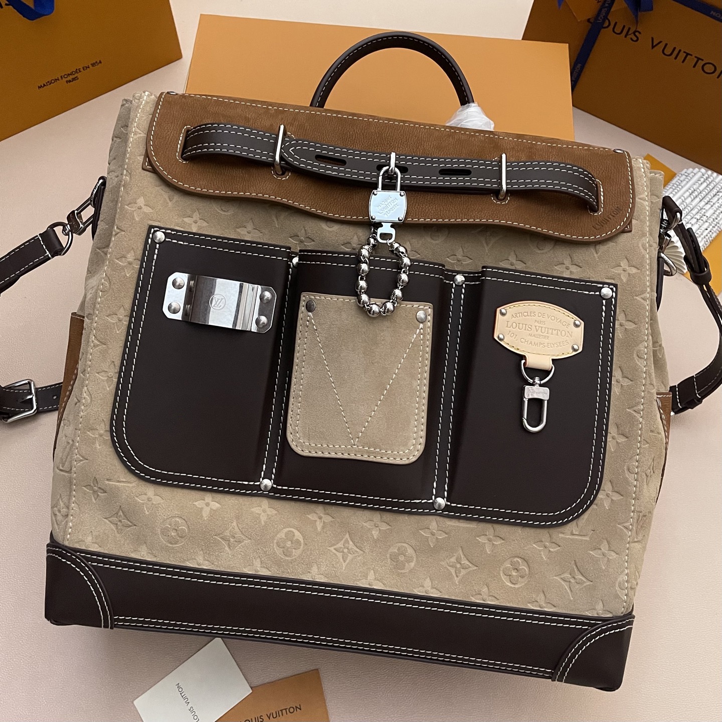 Louis Vuitton LV 루이비통 스티머 40 워크웨어(Workwear) 핸드백 가방