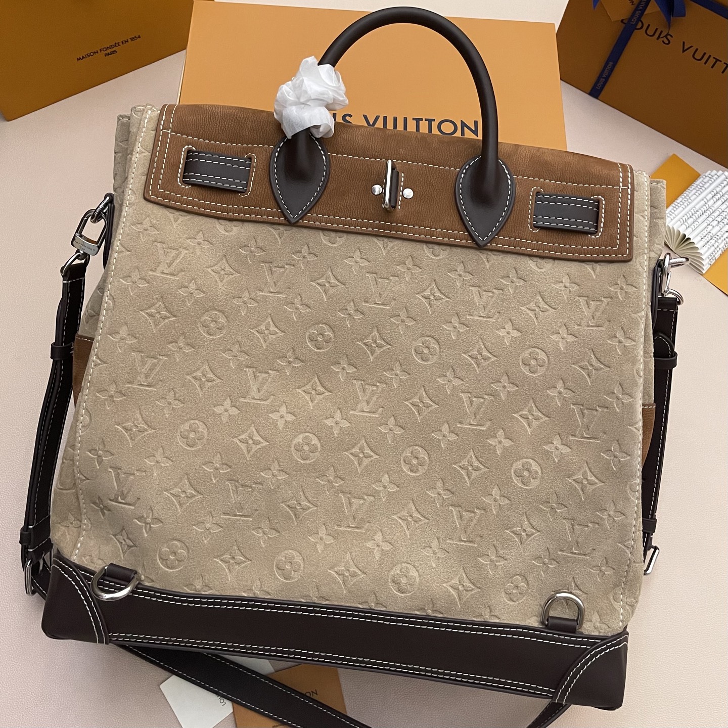 Louis Vuitton LV 루이비통 스티머 40 워크웨어(Workwear) 핸드백 가방