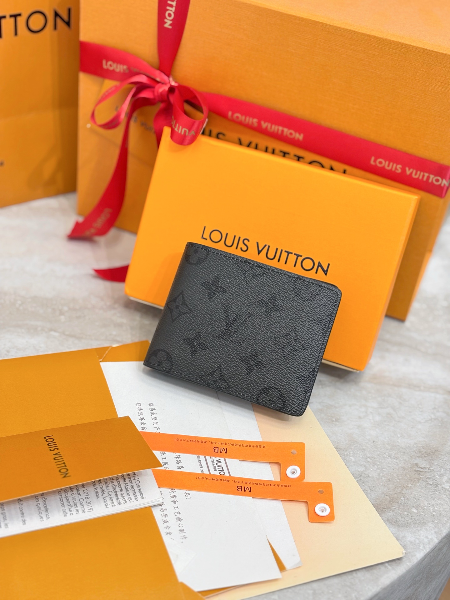 Louis Vuitton LV 루이비통 슬렌더 월릿 반지갑 M26744