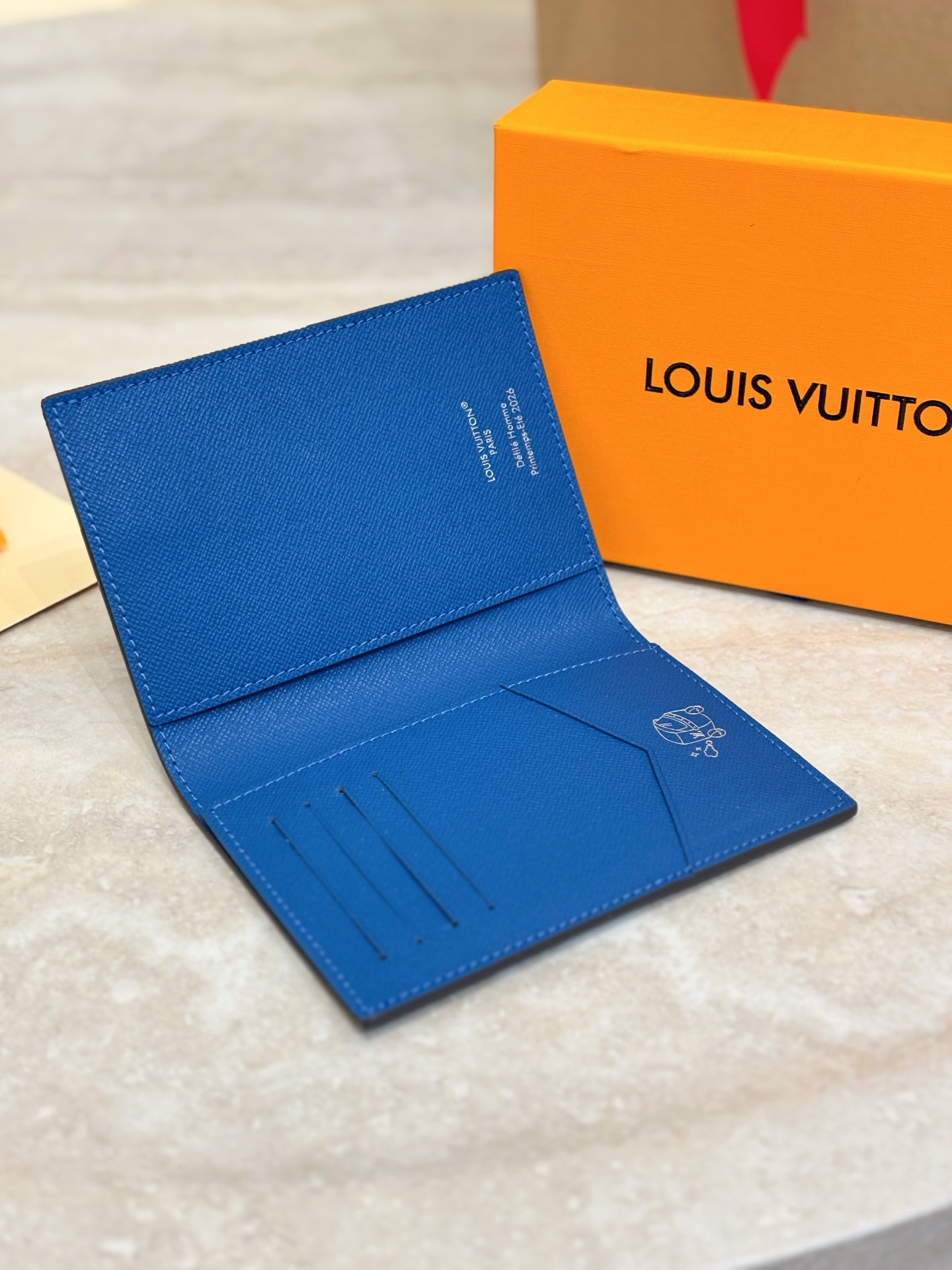 Louis Vuitton LV 루이비통 포켓 오거나이저 - 그라디언트 블루 카드 지갑