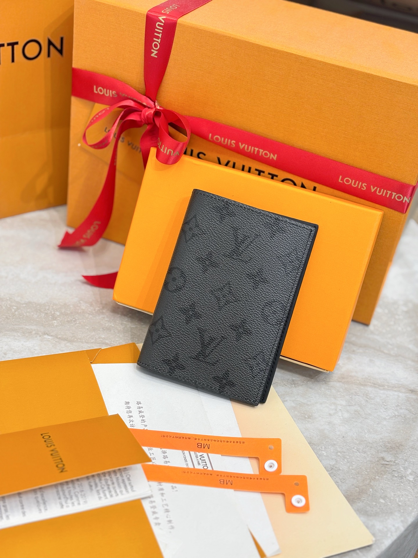 Louis Vuitton LV 루이비통 여권 케이스 커버 지갑 M26774