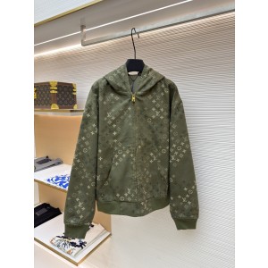 루이비통(LV) 캔버스 후드 스트링 집업 재킷 의류