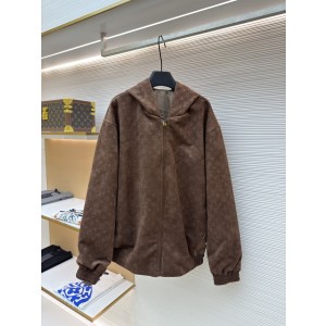 루이비통(LV) 올오버 프린트 후드 집업 외투 의류