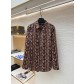 루이비통(LV) 오버랩 패턴 프린트 장소매 셔츠 의류