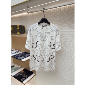 루이비통(LV) 라인 반소매 티셔츠 의류