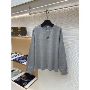 로에베(LOEWE) 아나그램 자수 긴소매 티셔츠 의류