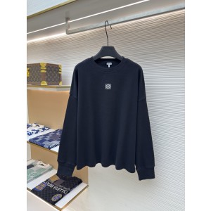 로에베(LOEWE) 아나그램 자수 긴소매 티셔츠 의류