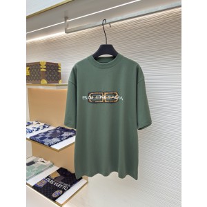 발렌시아가(Balenciaga) 빈티지 레터 반소매 티셔츠 의류