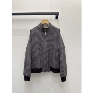 miumiu 미우미우 리버서블 체크 울 자켓 재킷 의류