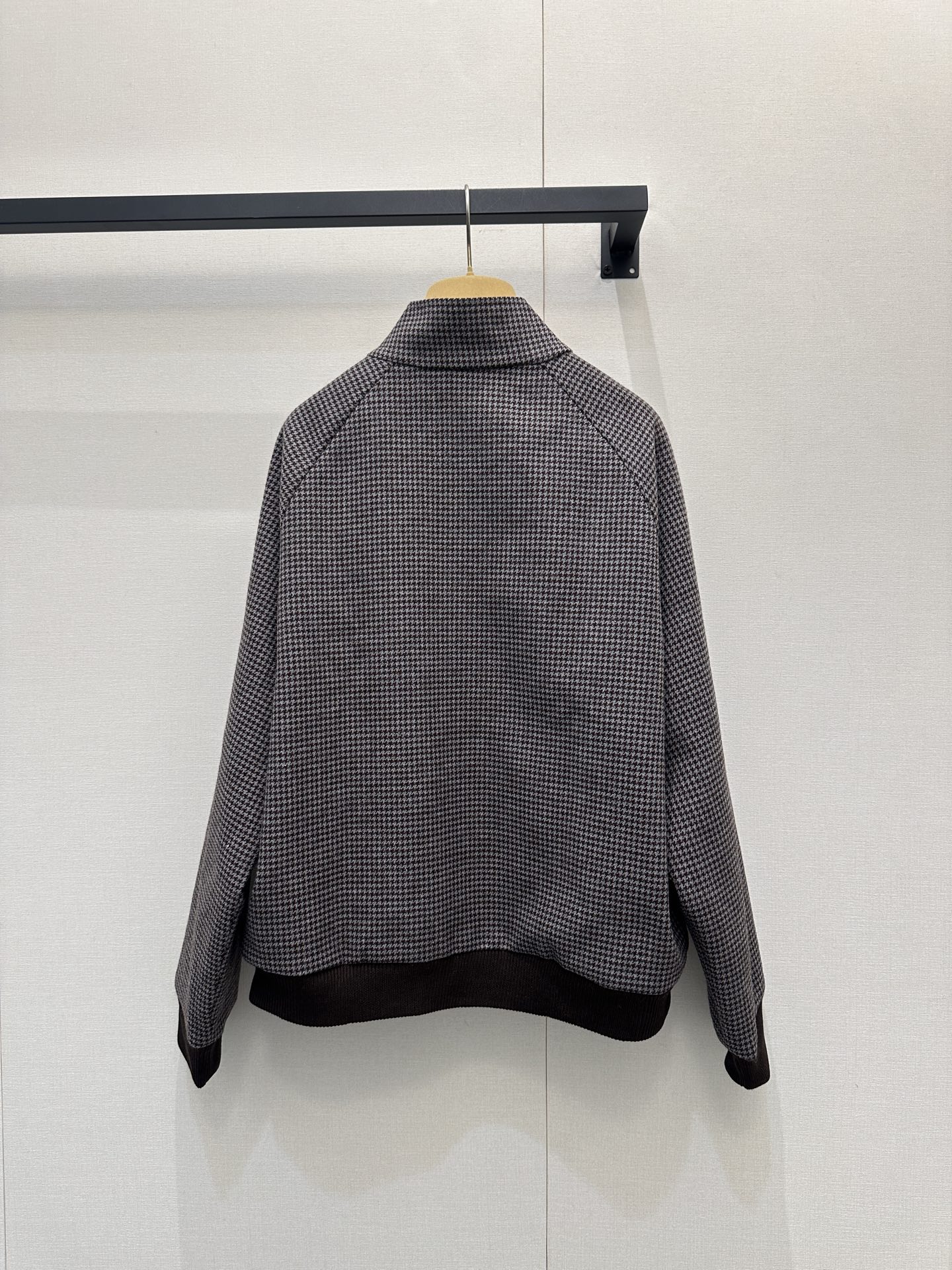 miumiu 미우미우 리버서블 체크 울 자켓 재킷 의류