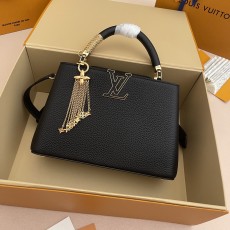 LV 루이비통 카퓌신 Fireworks 주얼리 에디션 토트백 숄더백 가방 스몰