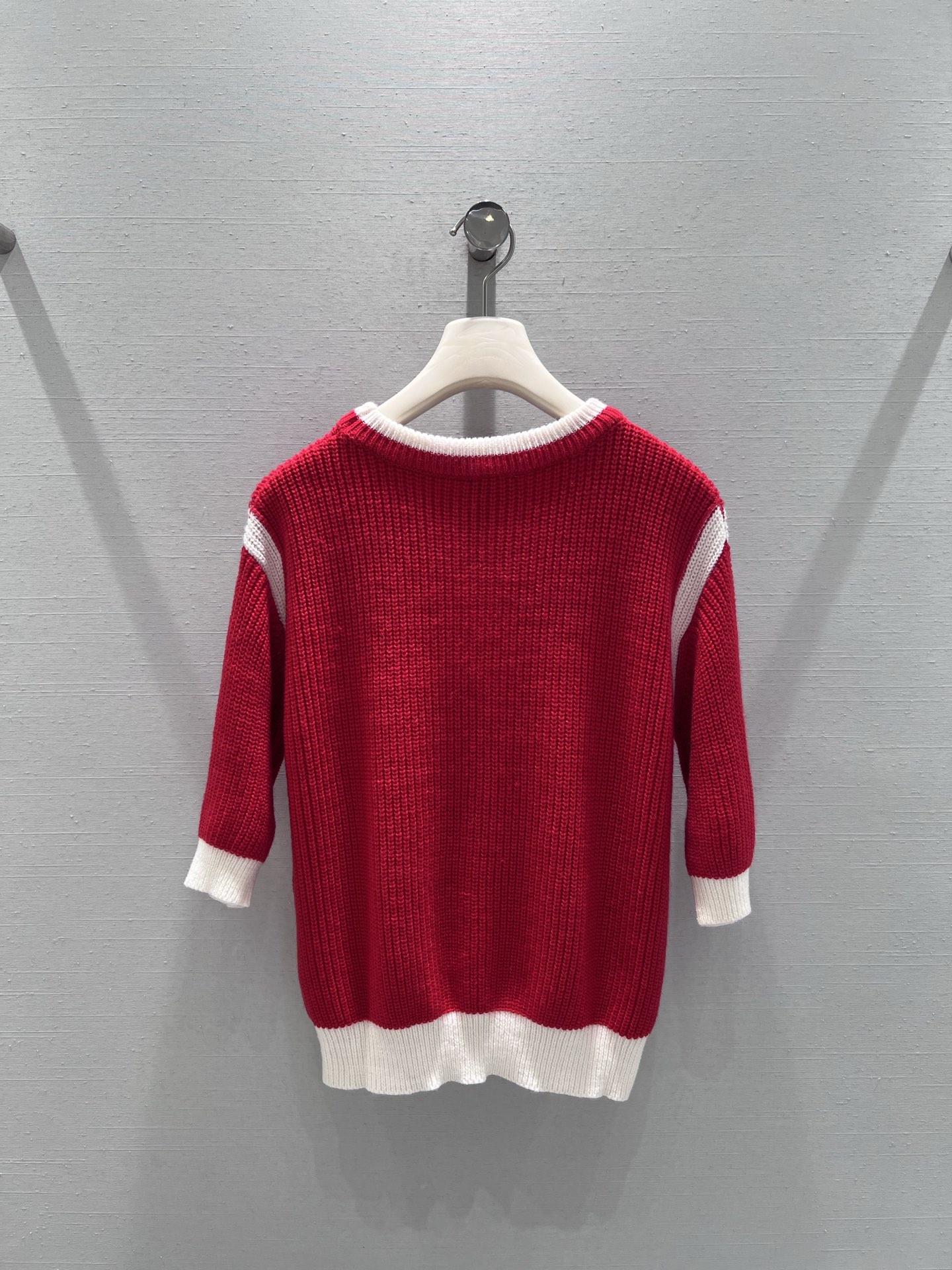 셀린느(Celine) 트리오페 배색 니트 탑 상의 의류