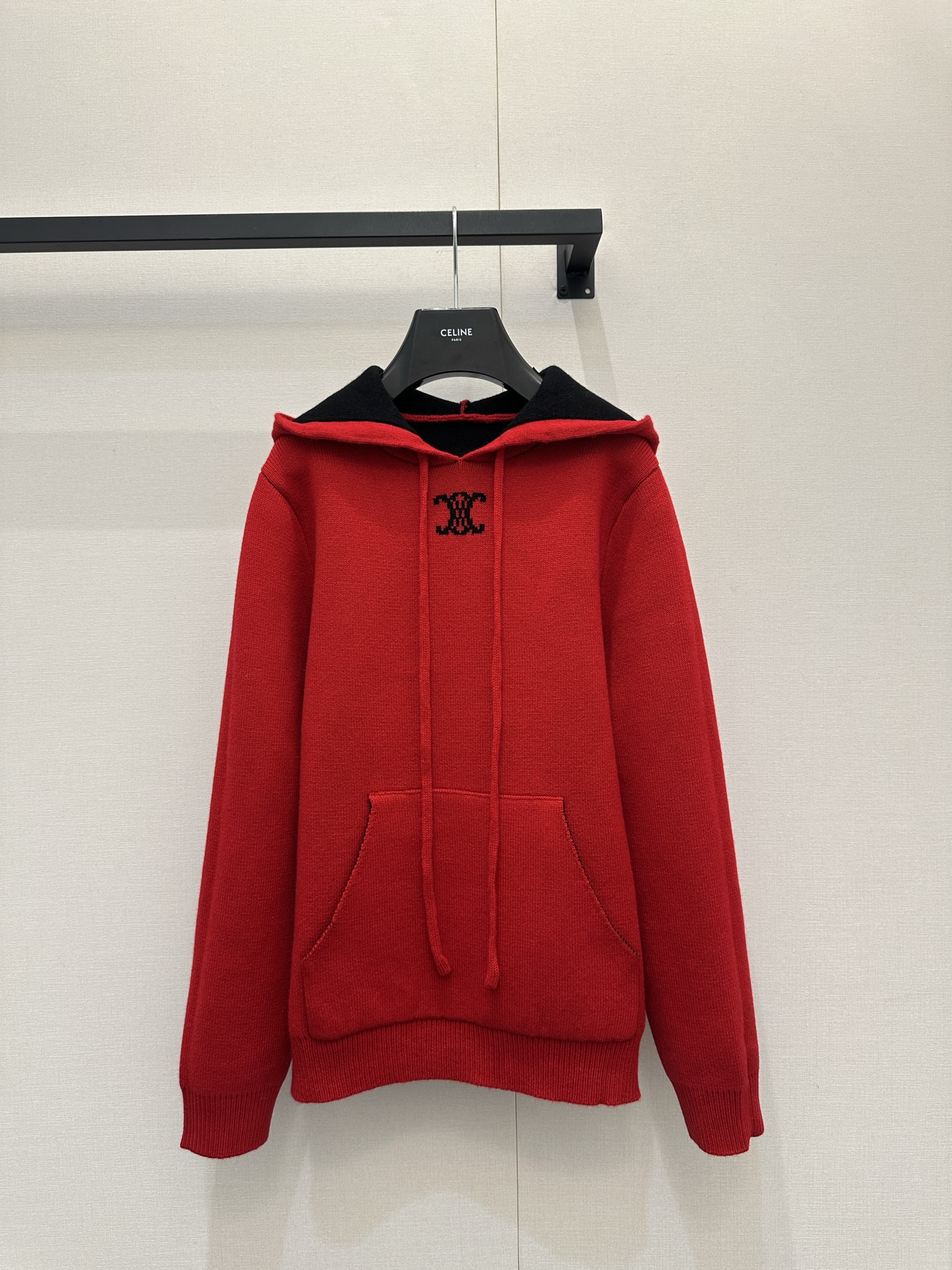 Celine 셀린느 26 크루즈 투톤 후드티 캐시미어 니트 의류