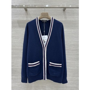 샤넬(Chanel) 자수 리본 브이넥 가디건 의류