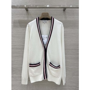 샤넬(Chanel) 자수 리본 브이넥 가디건 의류