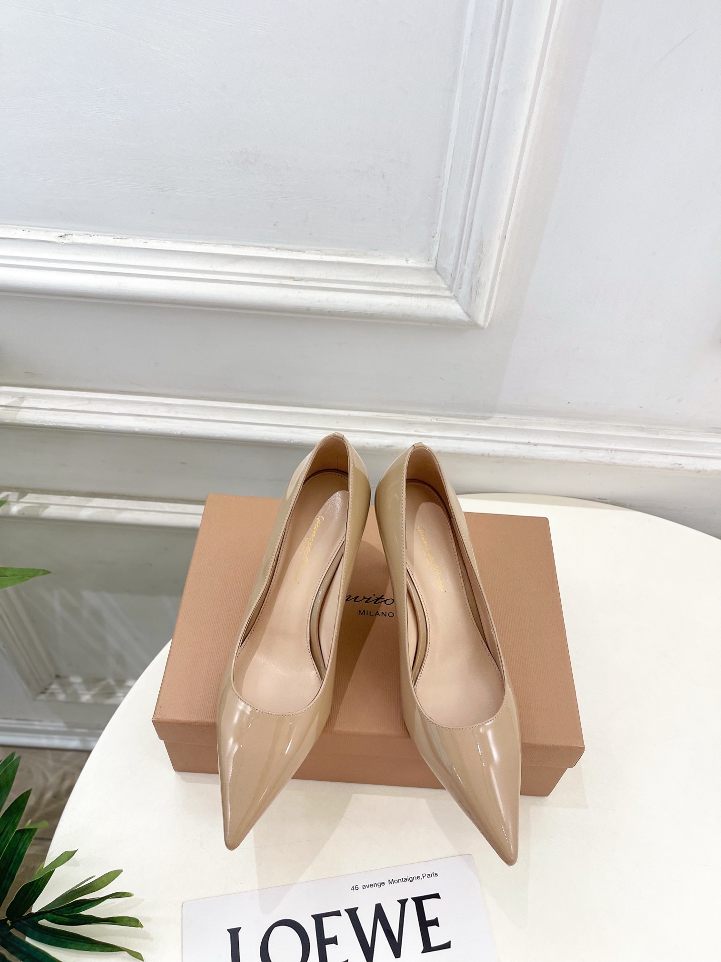 지안비토 로시(Gianvito Rossi) 클래식 토 하이힐 신발