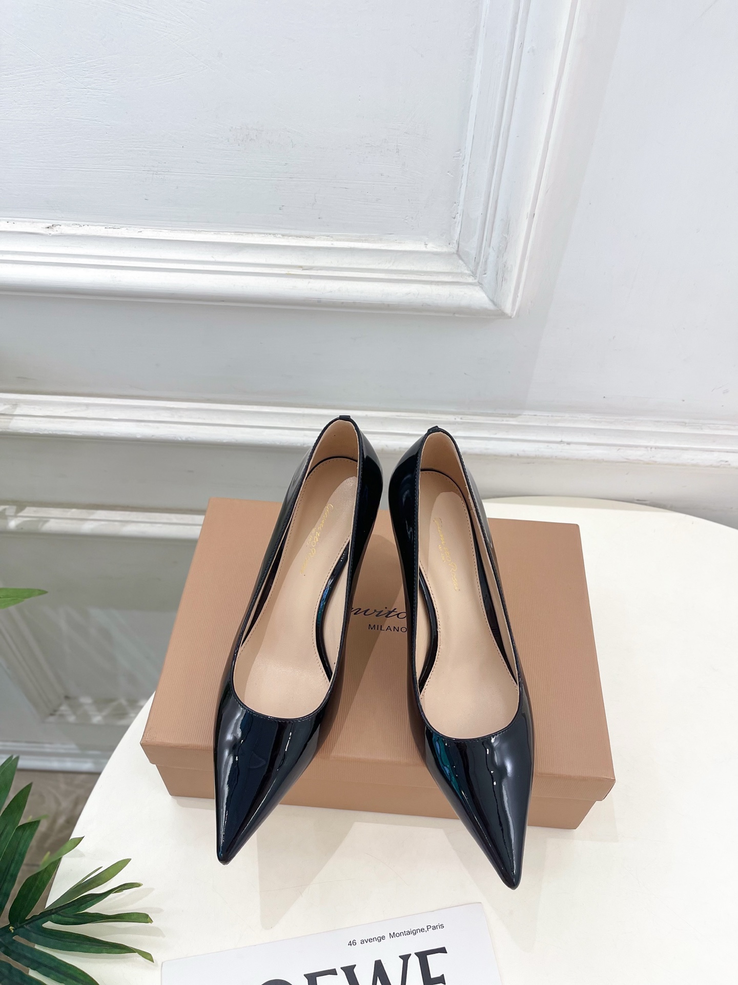 지안비토 로시(Gianvito Rossi) 클래식 토 하이힐 신발