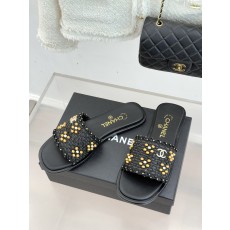 샤넬(CHANEL) 더블 C 플랫 슬리퍼 신발