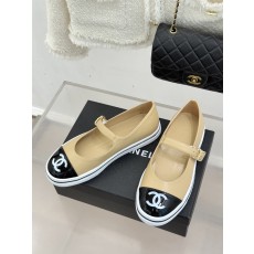 샤넬(CHANEL) 배색 플랫폼 메리제인 슈즈 신발
